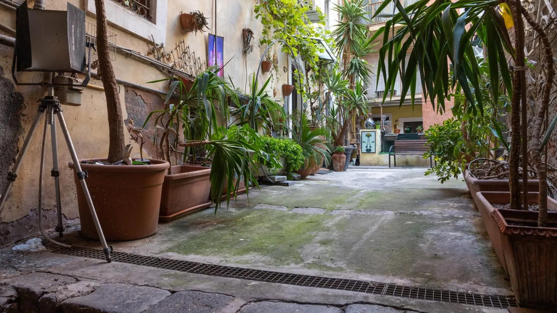 Cortile San Michele Villa Catania Italy